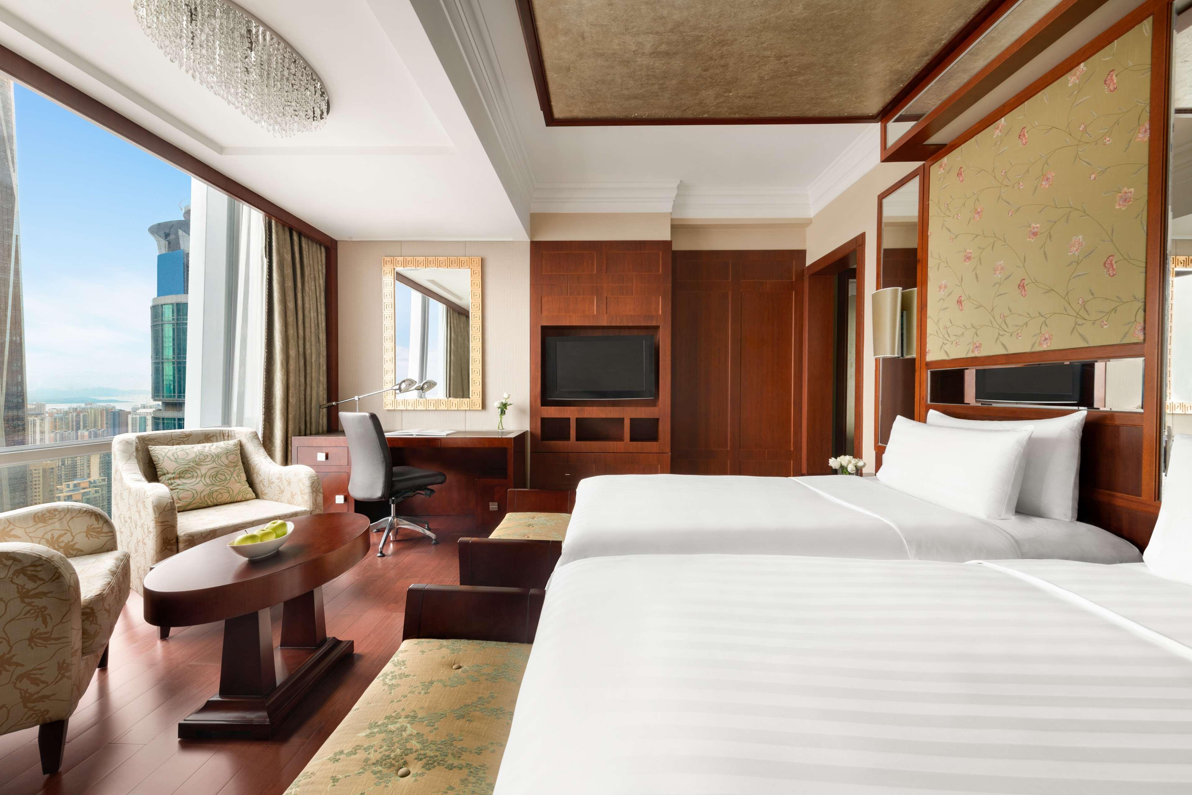 Futian Shangri-La, Shenzhen,Near To Shenzhen Convention&Exhibition Centre, Futian Railway Station Zewnętrze zdjęcie