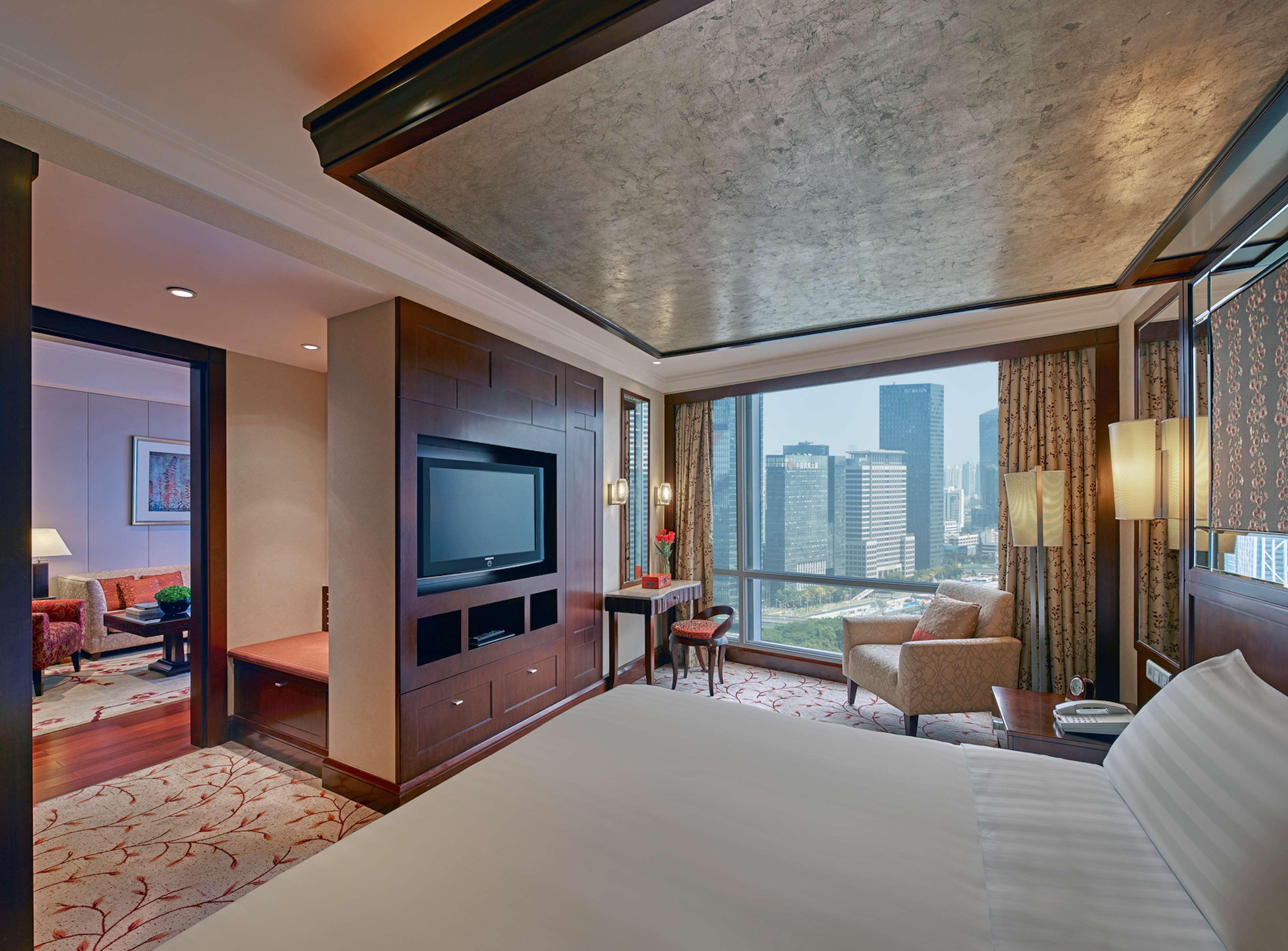 Futian Shangri-La, Shenzhen,Near To Shenzhen Convention&Exhibition Centre, Futian Railway Station Zewnętrze zdjęcie
