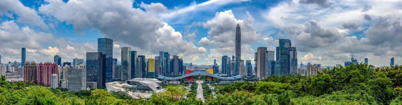 Futian Shangri-La, Shenzhen,Near To Shenzhen Convention&Exhibition Centre, Futian Railway Station Zewnętrze zdjęcie